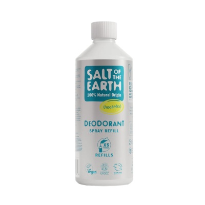 Salt of The Earth Unscented Deodorant Spray Refill 500ml